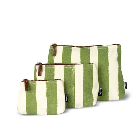 Linea Olive Medium Pouch - image 2