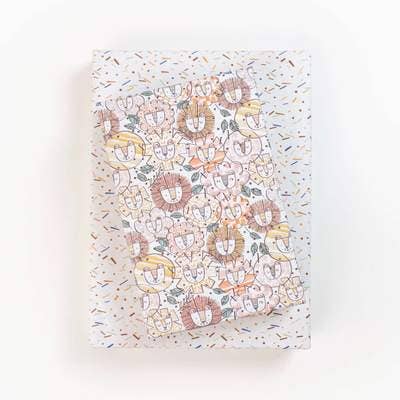 Lion Fiesta - Double-sided Eco Wrapping Paper - Everyday - image 3