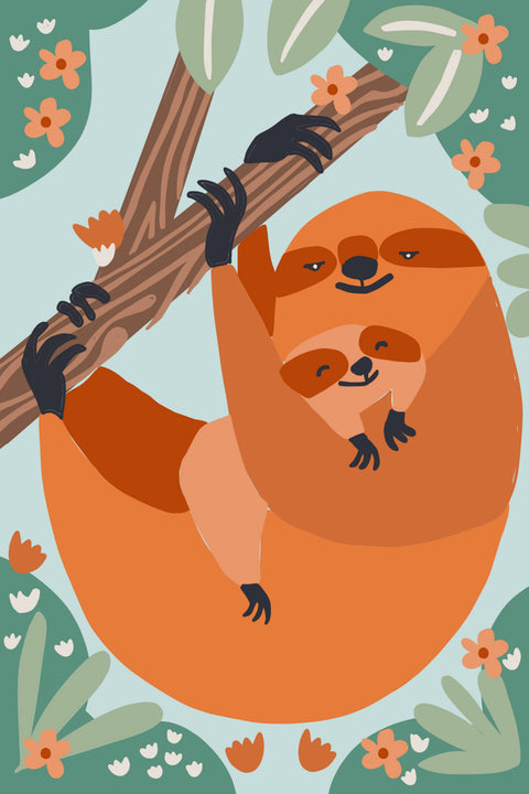 Sloth Family Paint-by-Number Kit for Kids - image 6