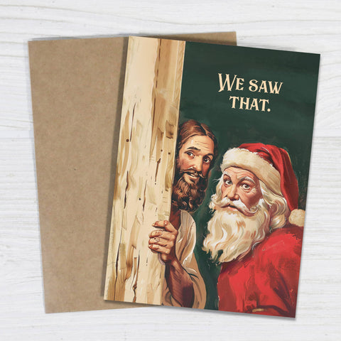 We Saw That Christmas Card