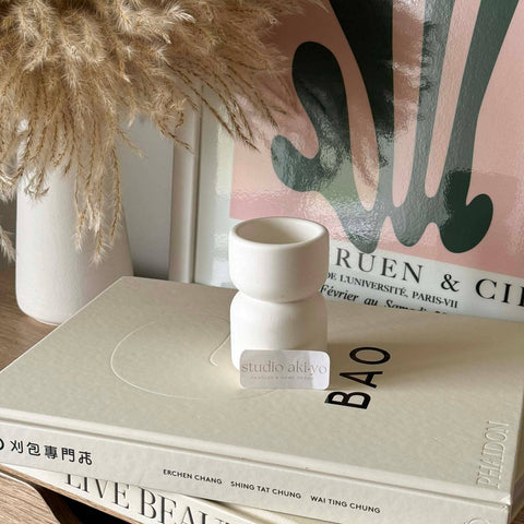 Scandi Elevated Single Tea Light Candle Holder - image 4