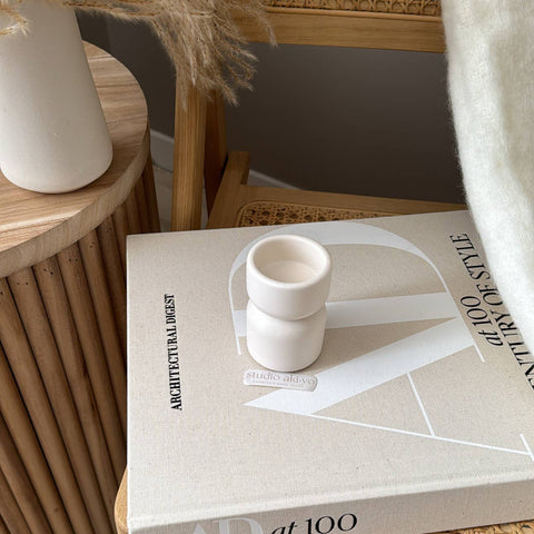 Scandi Elevated Single Tea Light Candle Holder - image 2
