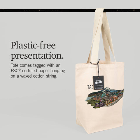 Tacoma, WA Organic Cotton Tote Bag - image 7