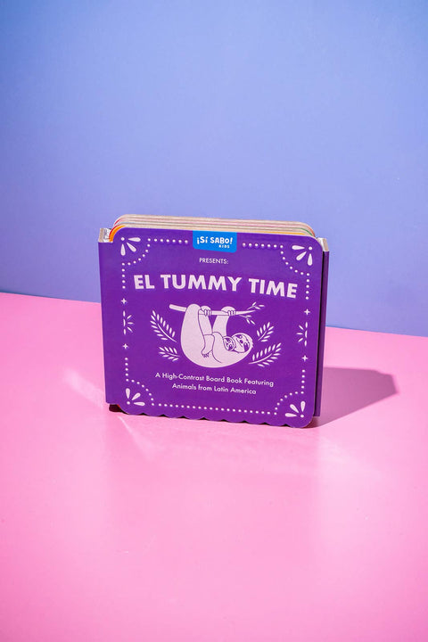 El Tummy Time: A High-Contrast Board Book for Babies
