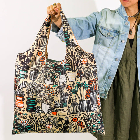 Garden Art Reusable Tote Bag