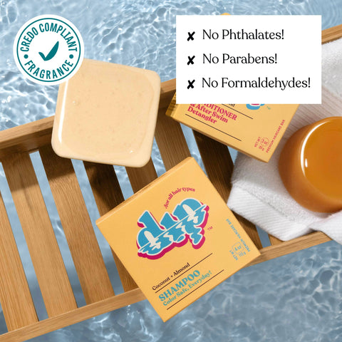 Dip Shampoo Bar: Color Safe, Everyday - Coconut & Almond