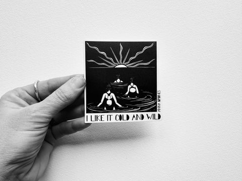 I Like It Cold and Wild Sticker