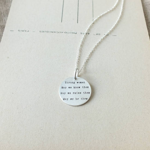 Strong Women Necklace - image 3