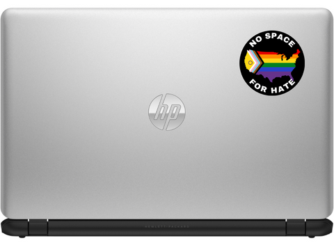 No Space for Hate Sticker