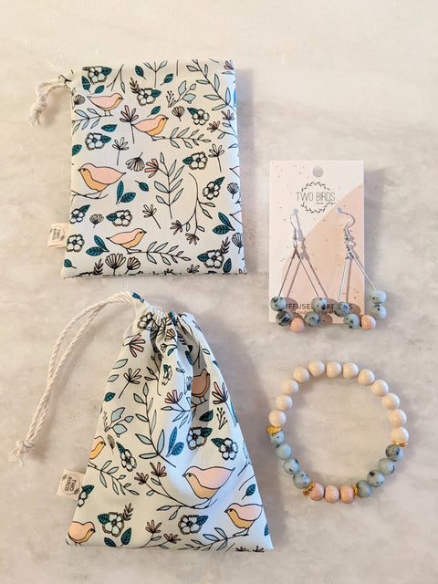 Reusable Jewelry Gift Bag - Small Cinch Bag - image 6