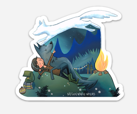 Campfire Dreams Sticker