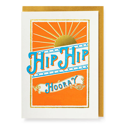 Hip Hip Hooray Congratulations Greeting Card