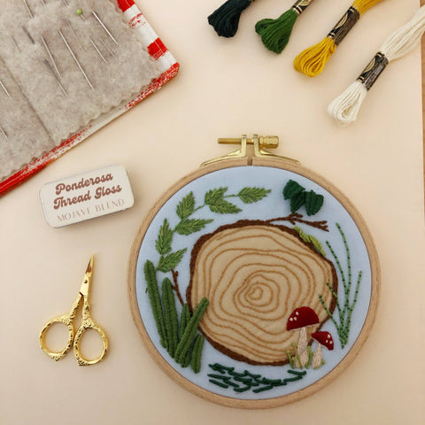 3D Woodland - Advanced Hand Embroidery DIY Craft Kit - image 9