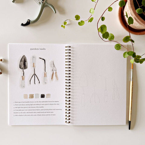 Garden watercolor workbook - image 4
