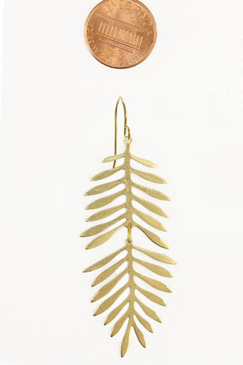 Hinged Ferns Earrings - image 2