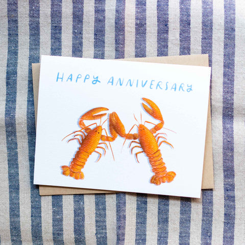 Anniversary Lobsters Card - image 2
