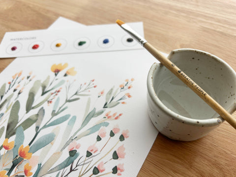 All-In-One Watercolor Paint Set - Desert Bloom - image 3