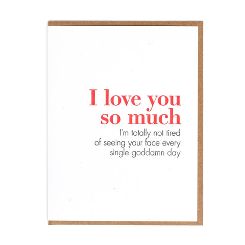 Not Tired Greeting Card