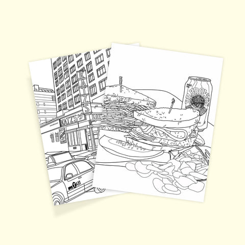 Deli Doodles - A coloring book - image 2