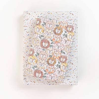 Lion Fiesta - Double-sided Eco Wrapping Paper - Everyday