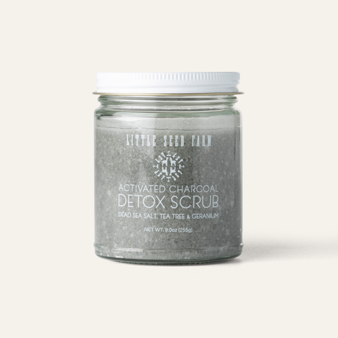Activated Charcoal Detox Salt Scrub