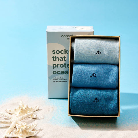 Socks that Protect Oceans | Boxed Set - Ocean Gifts