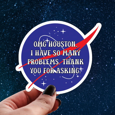 Omg Houston Sticker
