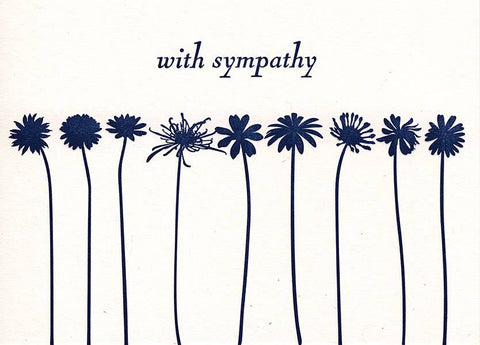 With Sympathy Greeting Card - image 2
