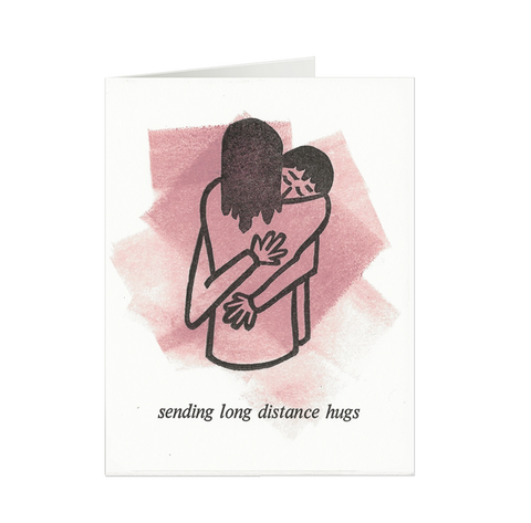 Long Distance Hugs Greeting Card - image 2