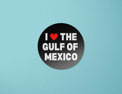I Love the Gulf of Mexico Sticker
