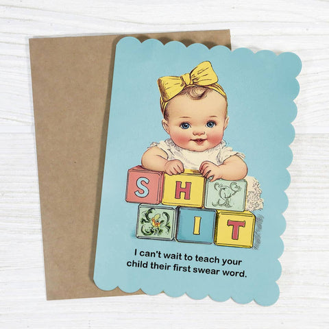 Teach Your Child Their First Swear Word Card