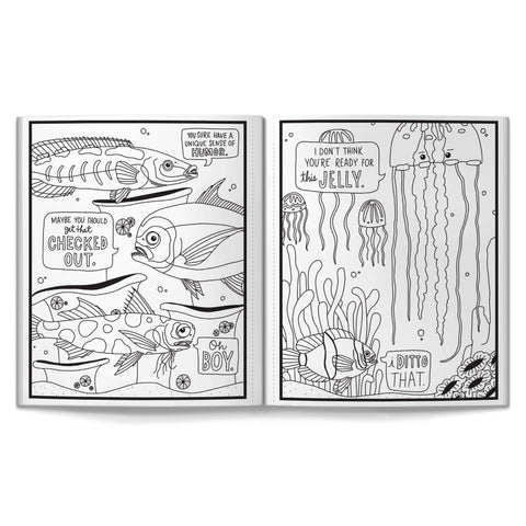 Judgy Fish Coloring Book