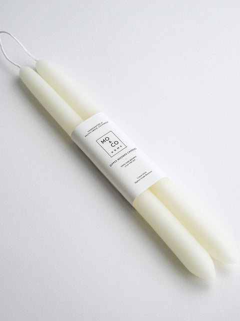 Natural Beeswax Dipped Candles 10" - image 2