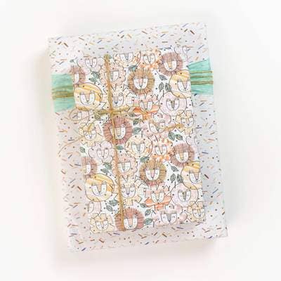 Lion Fiesta - Double-sided Eco Wrapping Paper - Everyday - image 2