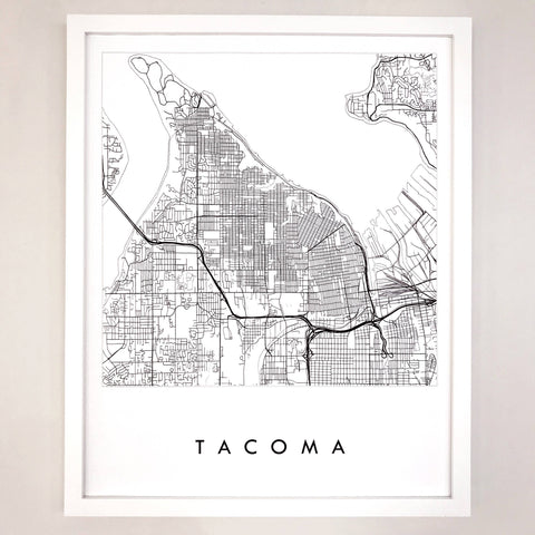 Tacoma Washington City Lines ART PRINT - image 5