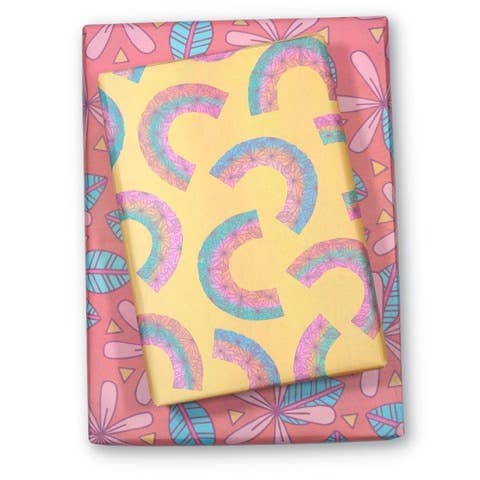 Tiare / Rainbows - Double Sided Wrapping Paper