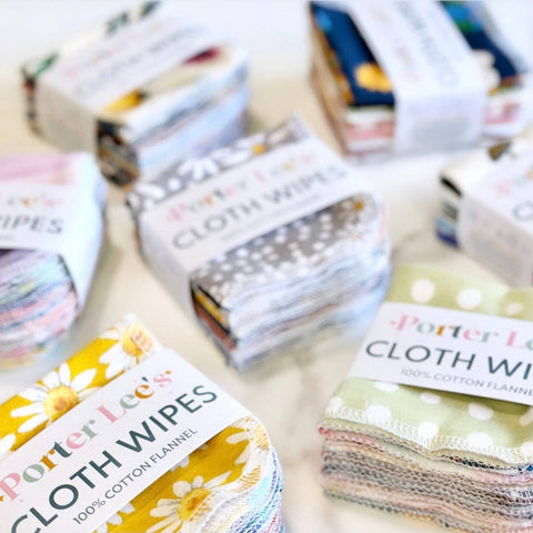 Reusable Cloth Wipes (12 pack)