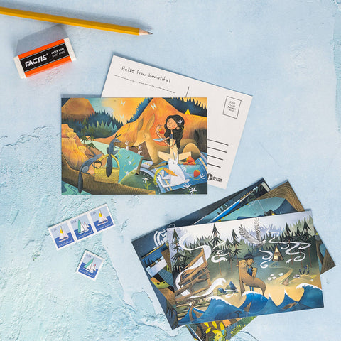 Illustrated Postcard Pack Volume 3