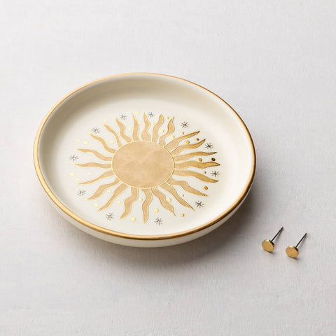 Sun Rays Jewelry Dish & Stud Earring Set - image 2
