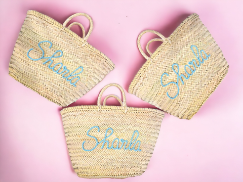 French straw shopping basket - image 6