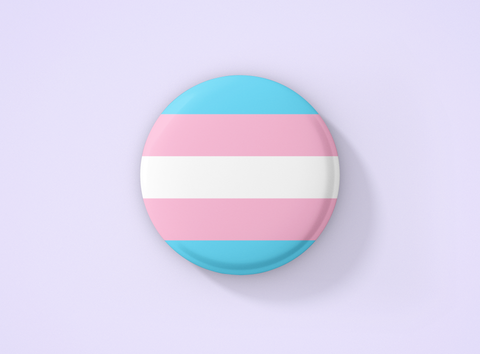 Trans Pride Flag Button