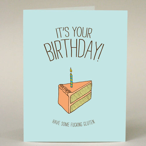 Have Some F*cking Gluten Card