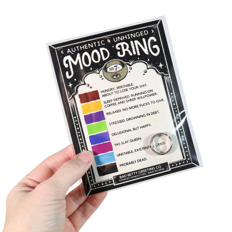 Authentic & Unhinged Mood Ring