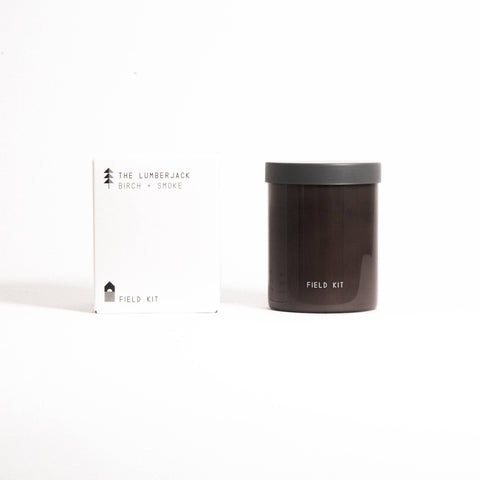 The Lumberjack - Birch + Smoke - 8oz Glass Candle