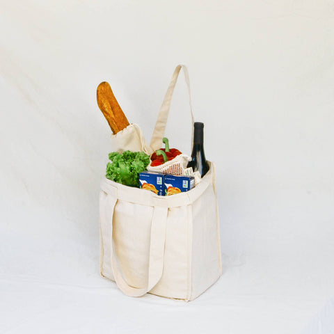 Organic Cotton Deluxe Grocery Bag w/ Sleeves - image 2