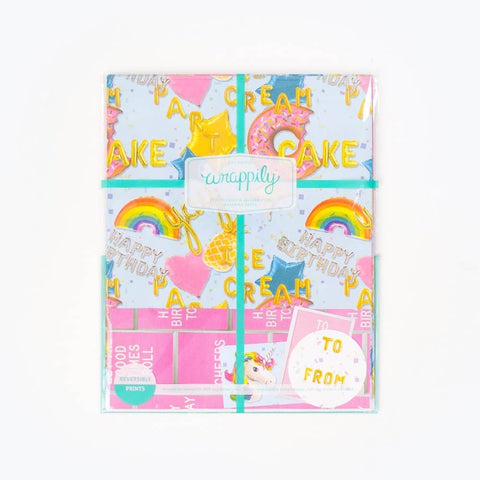 Birthday Balloons - Double-sided Eco Wrapping Paper - image 3