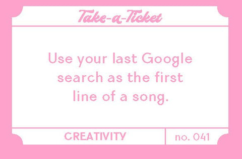 Take-a-Ticket: Creativity - image 7