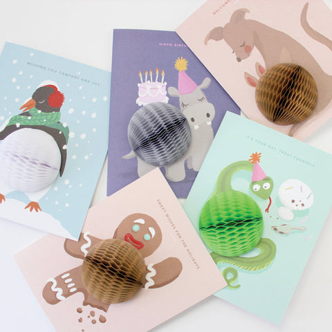 Pop-up Kangaroo New Baby Card - image 6