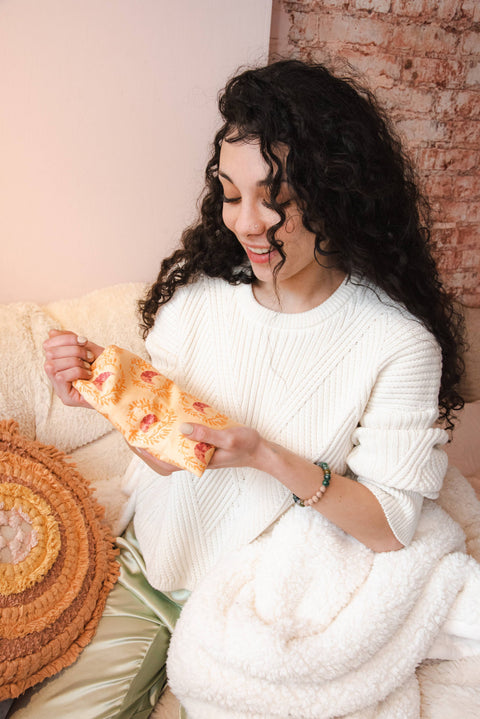 Weighted Aromatherapy Eye Pillow - Moons