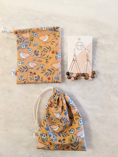 Reusable Jewelry Gift Bag - Small Cinch Bag - image 5